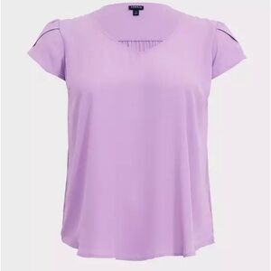 Torrid Georgette Tulip Sleeve Blouse size 1 (1x- 14/16)